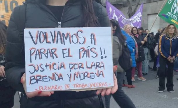 Marchas en Florencio Varela y Mar del Plata en repudio al triple femicidio 