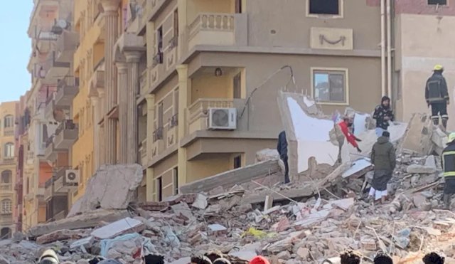 Derrumbe en Egipto dejó 11 muertos y más de 30 heridos