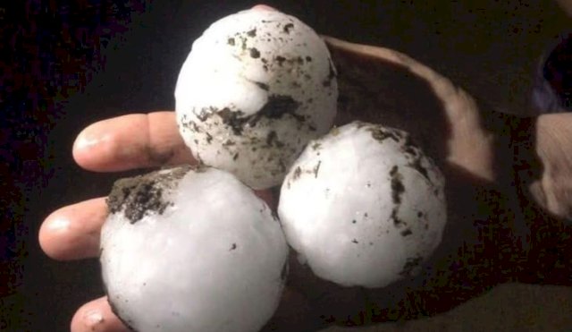 Granizo fuerte