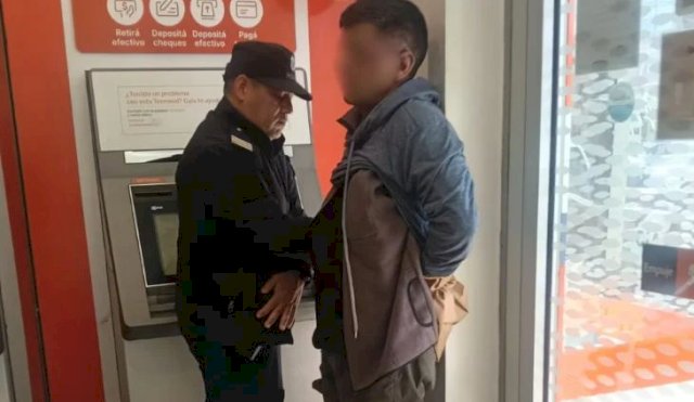 detenido banco 